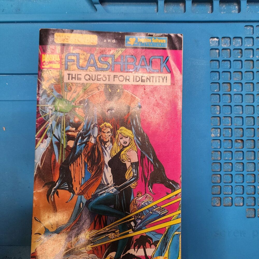 Flashback the Quest for Identity for Sega Genesis MANUAL ONLY!
